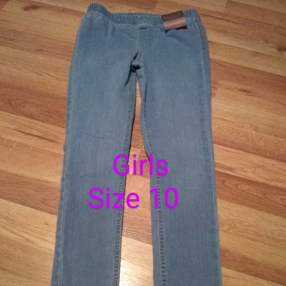 Girls Size 10 Jeggings Blue Roebuck & Co.  NEW!